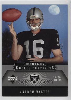 2005 Upper Deck Portraits - [Base] #104 - Andrew Walter /425