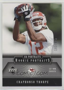 2005 Upper Deck Portraits - [Base] #133 - Craphonso Thorpe /425