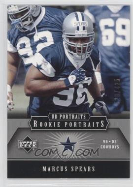 2005 Upper Deck Portraits - [Base] #162 - Marcus Spears /425