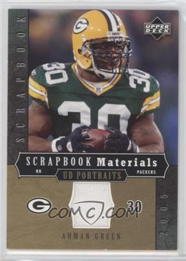 2005 Upper Deck Portraits - Scrapbook Materials #SB-AG - Ahman Green