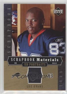 2005 Upper Deck Portraits - Scrapbook Materials #SB-LE - Lee Evans