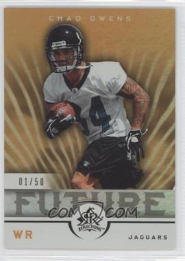 2005 Upper Deck Reflections - [Base] - Gold #191 - Chad Owens /50