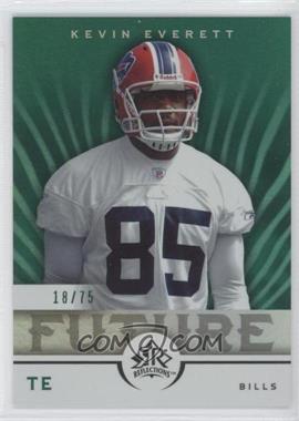 2005 Upper Deck Reflections - [Base] - Green #205 - Kevin Everett /75