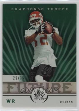 2005 Upper Deck Reflections - [Base] - Green #232 - Craphonso Thorpe /75