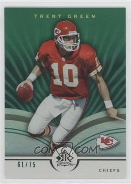 2005 Upper Deck Reflections - [Base] - Green #48 - Trent Green /75