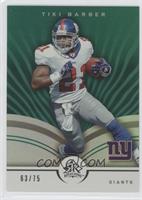 Tiki Barber #/75