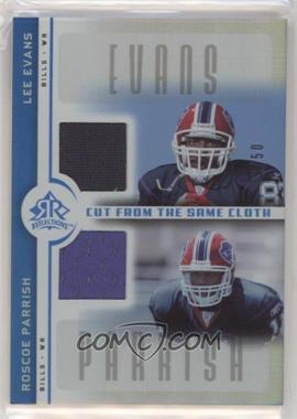 2005 Upper Deck Reflections - Cut from the Same Cloth - Blue #CC-EP - Lee Evans, Roscoe Parrish /50