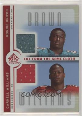 2005 Upper Deck Reflections - Cut from the Same Cloth #CC-BW - Ronnie Brown, Carnell Williams