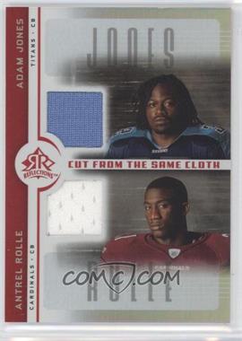 2005 Upper Deck Reflections - Cut from the Same Cloth #CC-JR - Adam Jones, Antrel Rolle