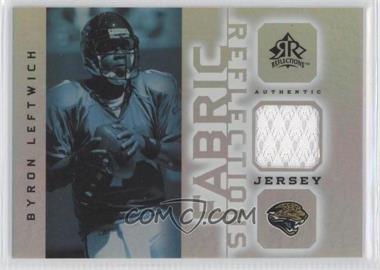 2005 Upper Deck Reflections - Fabric Reflections #FR-BL - Byron Leftwich