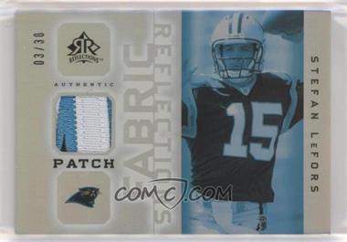 2005 Upper Deck Reflections - Future Fabric Reflections - Patch #FFRP-SL - Stefan LeFors /30