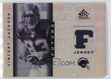 2005 Upper Deck Reflections - Future Fabric Reflections #FFR-VJ - Vincent Jackson [EX to NM]