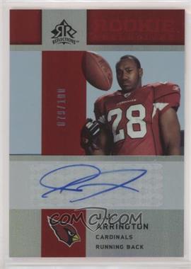 2005 Upper Deck Reflections - Rookie Exclusives Autographs #RE-JJ - J.J. Arrington /100