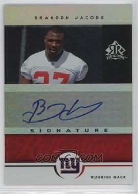 2005 Upper Deck Reflections - Signature Reflections #SR-BJ - Brandon Jacobs