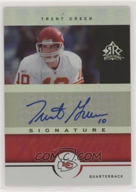 2005 Upper Deck Reflections - Signature Reflections #SR-TG - Trent Green