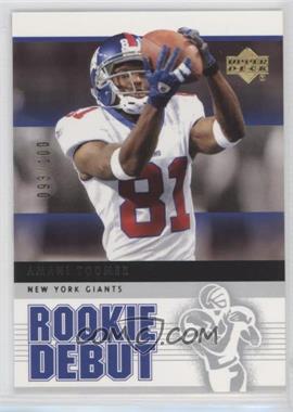 2005 Upper Deck Rookie Debut - [Base] - Gold 100 #66 - Amani Toomer /100