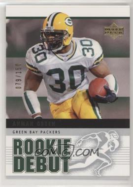 2005 Upper Deck Rookie Debut - [Base] - Gold 150 #37 - Ahman Green /150