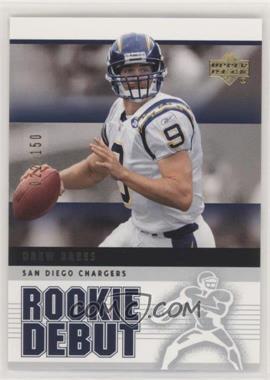 2005 Upper Deck Rookie Debut - [Base] - Gold 150 #80 - Drew Brees /150