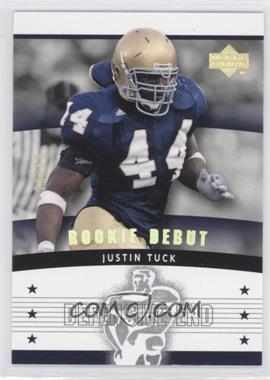 2005 Upper Deck Rookie Debut - [Base] - Gold Spectrum #179 - Justin Tuck /50