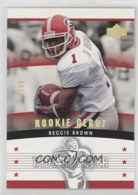 2005 Upper Deck Rookie Debut - [Base] - Gold Spectrum #185 - Reggie Brown /50