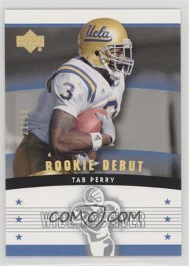 2005 Upper Deck Rookie Debut - [Base] - Gold Spectrum #196 - Tab Perry /50