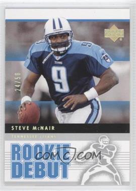 2005 Upper Deck Rookie Debut - [Base] - Gold Spectrum #95 - Steve McNair /50