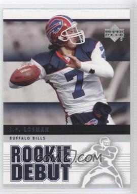 2005 Upper Deck Rookie Debut - [Base] #11 - J.P. Losman