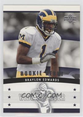 2005 Upper Deck Rookie Debut - [Base] #116 - Braylon Edwards