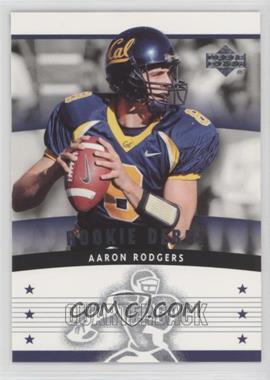 2005 Upper Deck Rookie Debut - [Base] #126 - Aaron Rodgers