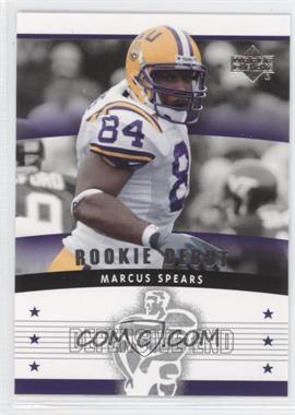 2005 Upper Deck Rookie Debut - [Base] #142 - Marcus Spears