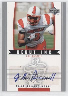 2005 Upper Deck Rookie Debut - Debut Ink #DI-JR - J.R. Russell