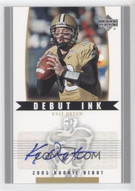 2005 Upper Deck Rookie Debut - Debut Ink #DI-KO - Kyle Orton