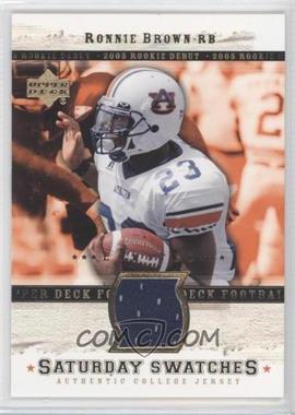 2005 Upper Deck Rookie Debut - Saturday Swatches - Limited #SA-RB - Ronnie Brown