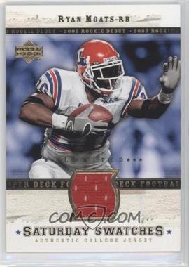 2005 Upper Deck Rookie Debut - Saturday Swatches - Limited #SA-RM - Ryan Moats
