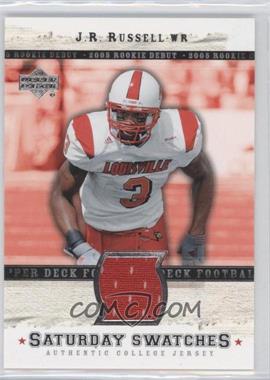 2005 Upper Deck Rookie Debut - Saturday Swatches #SA-JR - J.R. Russell