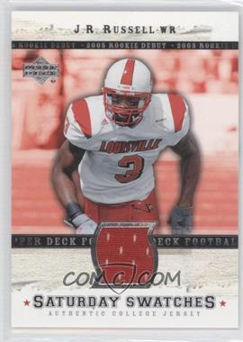 2005 Upper Deck Rookie Debut - Saturday Swatches #SA-JR - J.R. Russell