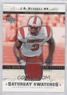 2005 Upper Deck Rookie Debut - Saturday Swatches #SA-JR - J.R. Russell