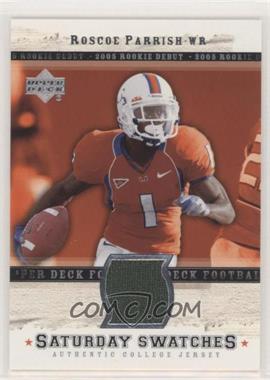 2005 Upper Deck Rookie Debut - Saturday Swatches #SA-RP - Roscoe Parrish