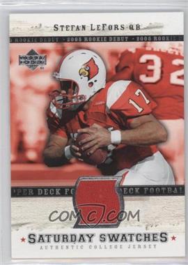 2005 Upper Deck Rookie Debut - Saturday Swatches #SA-SL - Stefan LeFors