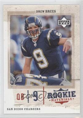 2005 Upper Deck Rookie Materials - [Base] #72 - Drew Brees