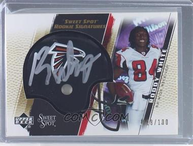 2005 Upper Deck Sweet Spot - [Base] - Gold #275 - Rookie Signatures - Roddy White /100