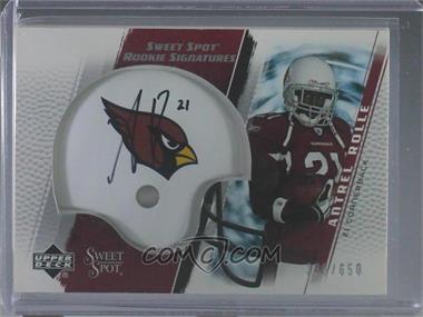 2005 Upper Deck Sweet Spot - [Base] #260 - Rookie Signatures - Antrel Rolle /650