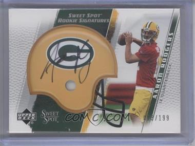 2005 Upper Deck Sweet Spot - [Base] #284 - Rookie Signatures - Aaron Rodgers /199