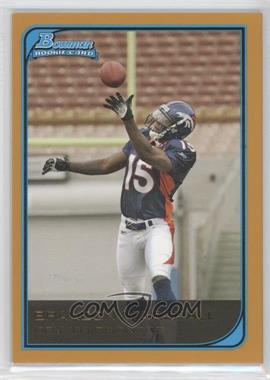 2006 Bowman - [Base] - Gold #143 - Brandon Marshall