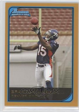 2006 Bowman - [Base] - Gold #143 - Brandon Marshall