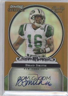 2006 Bowman Sterling - Autographs - Gold Refractor #BS-BS - Brad Smith /500