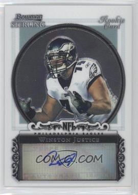 2006 Bowman Sterling - Autographs #BS-WJ - Winston Justice