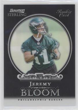 2006 Bowman Sterling - [Base] - Black Refractor #17 - Jeremy Bloom /25