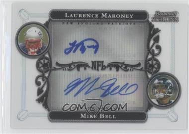 2006 Bowman Sterling - Dual Refractor Autographs #BSHC-MB - Laurence Maroney, Mike Bell /600