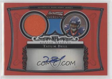 2006 Bowman Sterling - Relic Autographs - Red Refractor #BS-TB - Tatum Bell /1